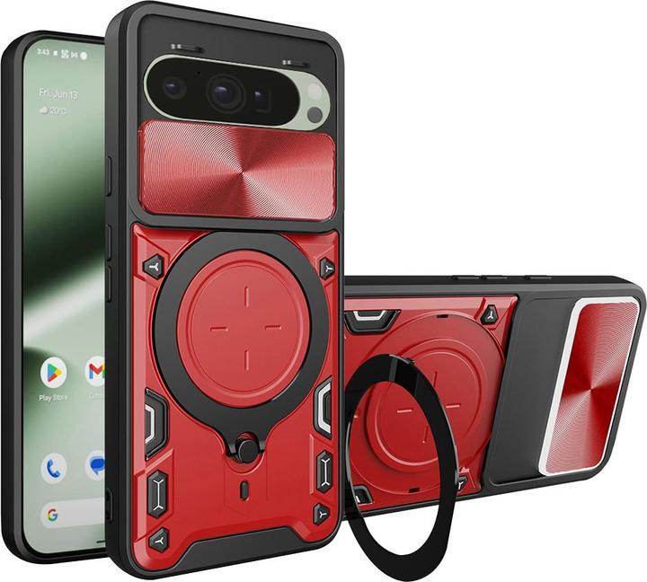 Produktbild Techsuit - CamGuard Pro - Google Pixel 10 / 10 Pro - Red (Google Pixel 10, Google Pixel 10 Pro)
