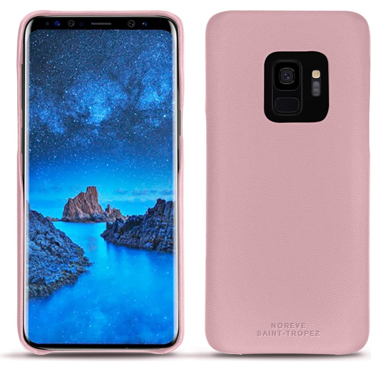 Thumbnail - Noreve Lederschutzhülle (Samsung Galaxy S9), Smartphone Hülle, Rosa