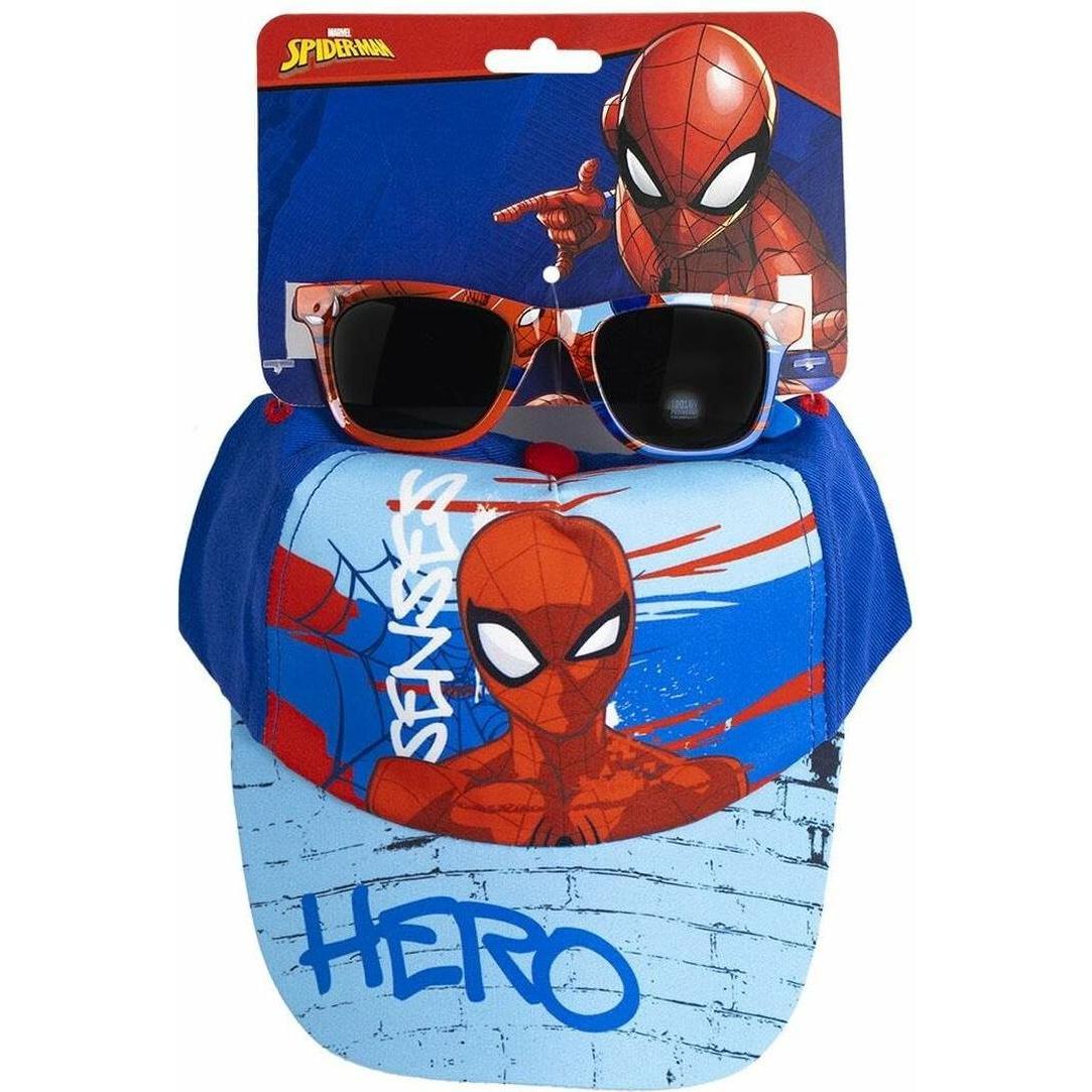 Spiderman, Jongens, Zonnebril, Kinderkappe Spider-Man Blau (53 cm)