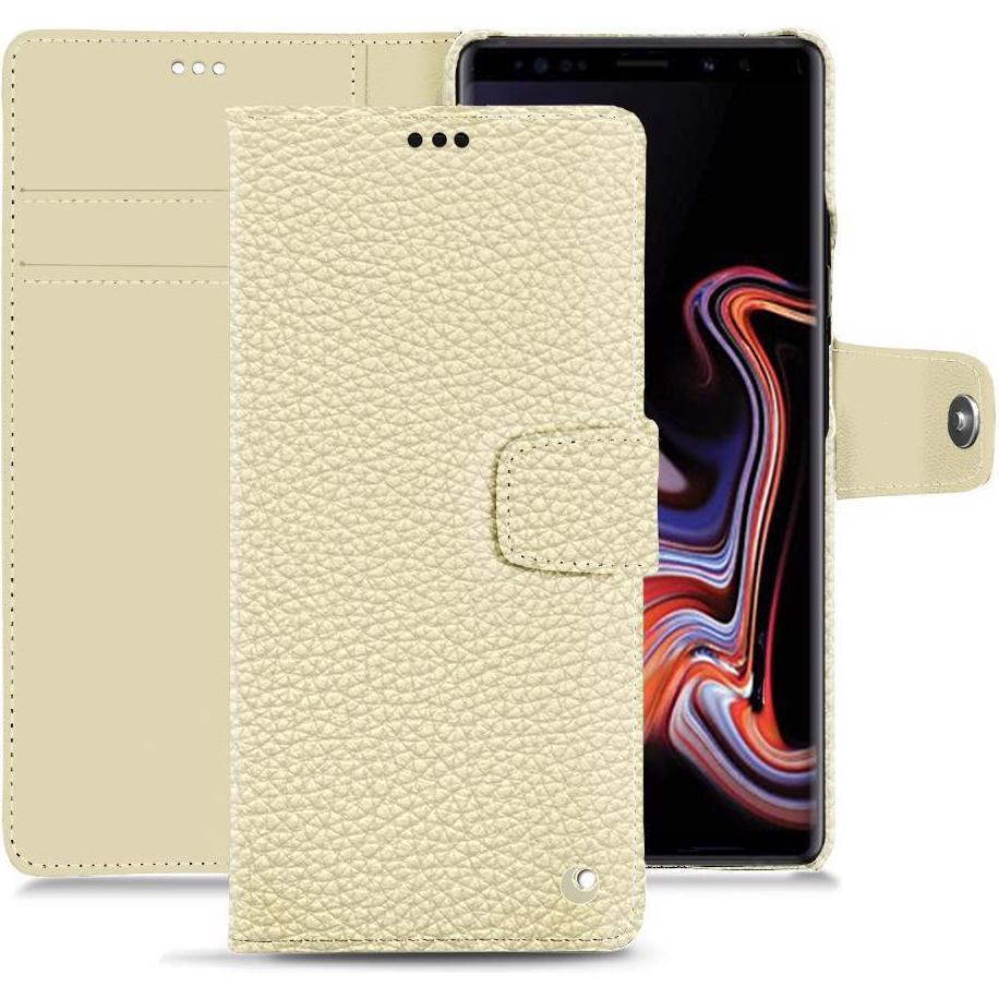 Thumbnail - Noreve Lederschutzhülle Wallet (Samsung Galaxy Note 9), Smartphone Hülle, Weiss