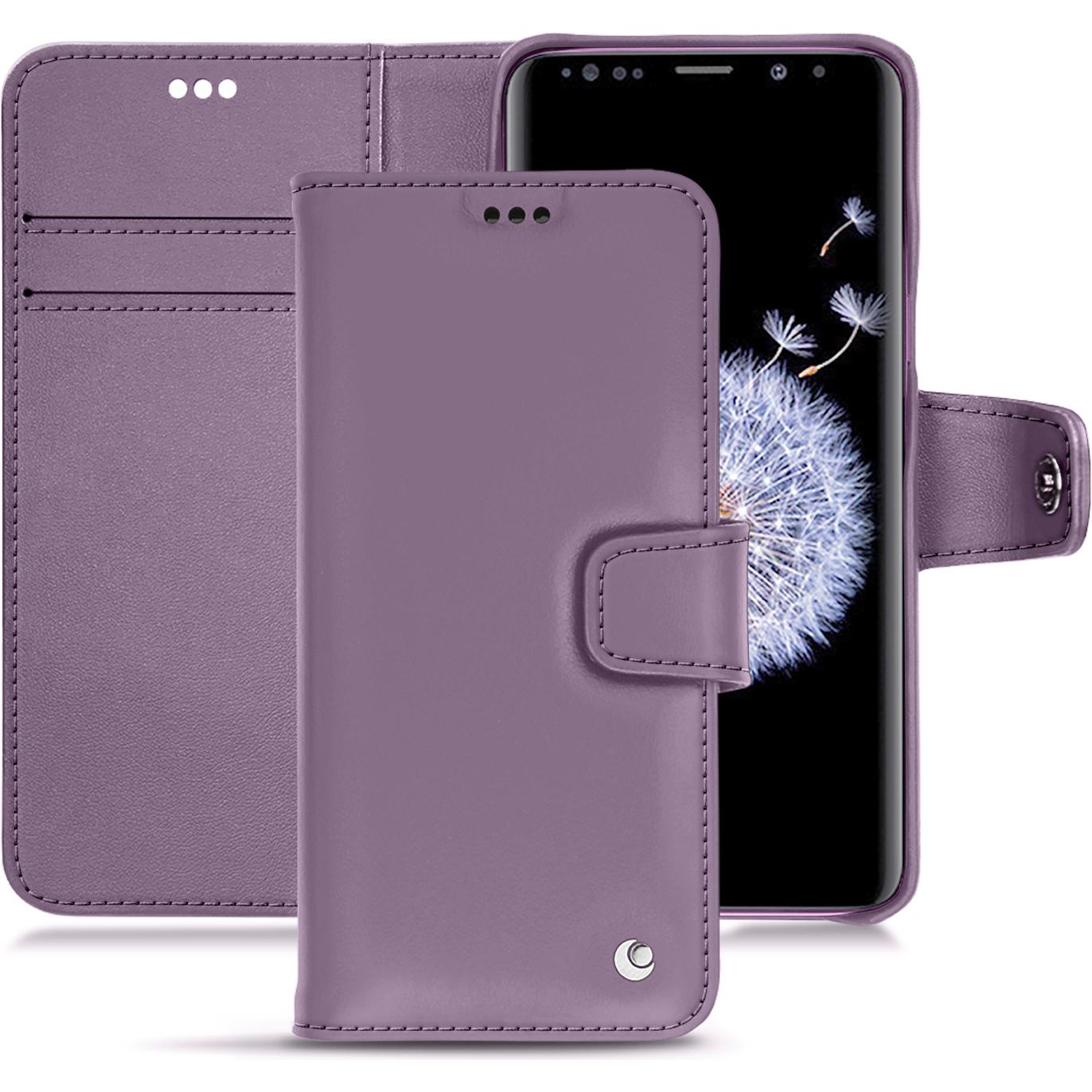 Thumbnail - Noreve Lederschutzhülle Wallet (Samsung Galaxy S9+), Smartphone Hülle, Violett