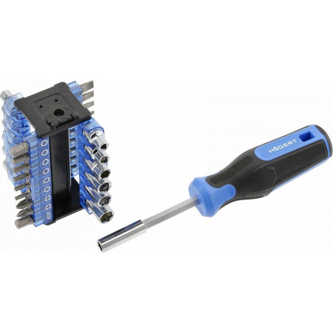 MGA, Schraubenzieher, Högert Technik Schraubendreher Set 34 Stk. HT1S100