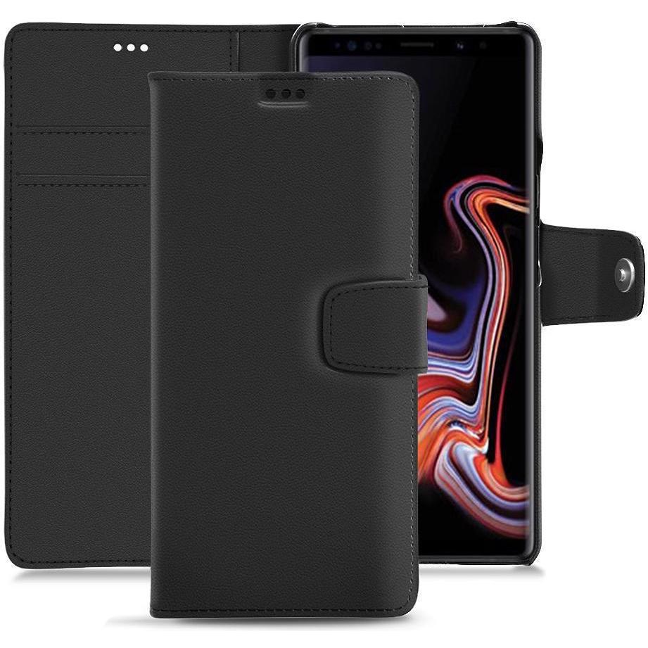 Noreve Lederschutzhülle Wallet (Samsung Galaxy Note 9), Smartphone Hülle, Schwarz