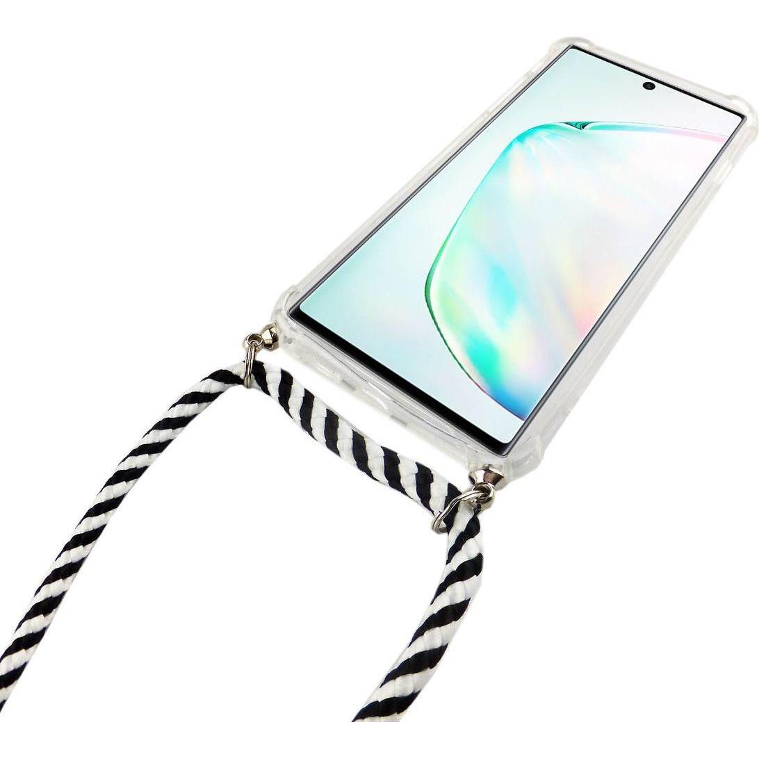 Thumbnail - König Design Handyhülle für Samsung Galaxy Note 10 Plus Schutzcase Bumper Etuis Transparent, Handykette, Transparent