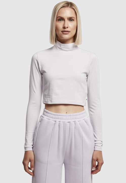 Actual product image Urban Classics Ladies Organic Cropped Turtelneck Longsleeve - 16513 (M)