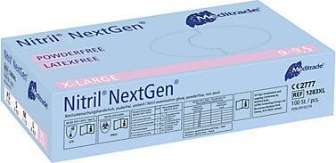Produktbild Meditrade Nitril-Einweghandschuhe NextGen®, blau, VE 10 Spenderboxen à 100 Stk, Grösse XL (XL)
