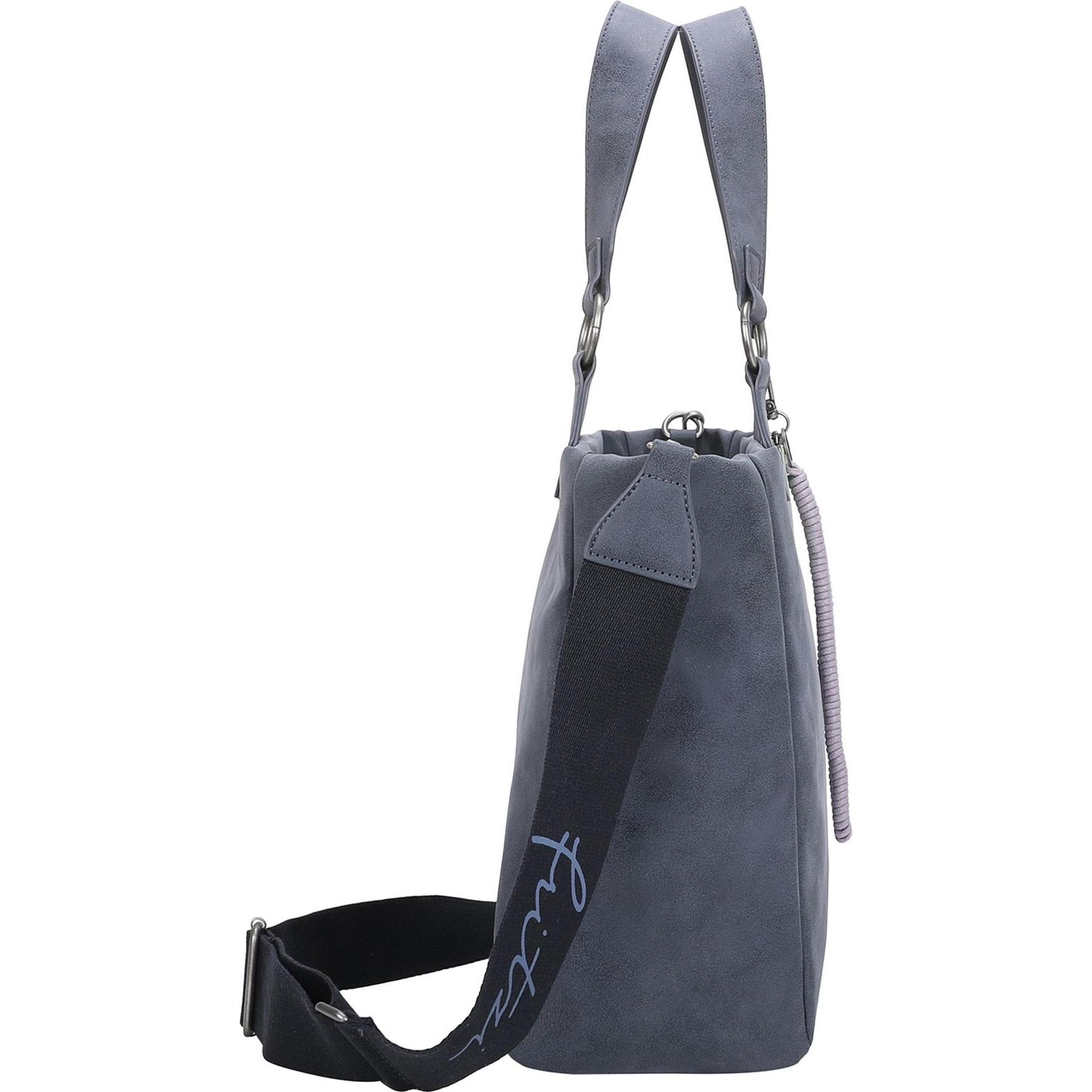 Thumbnail - Fritzi aus Preußen, Tasche, Izzy Vintage Shopper Tasche 42 cm, Blau, (16 l)
