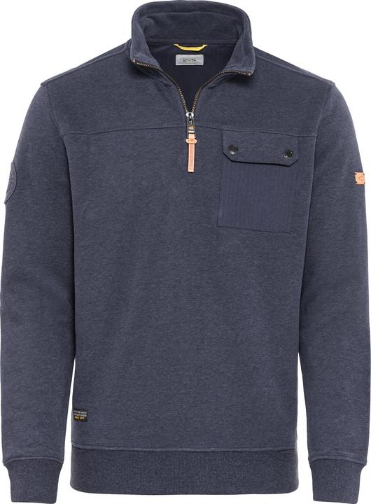 Produktbild Camel Active Sweatshirt Troyer mit Stehkragen (M)