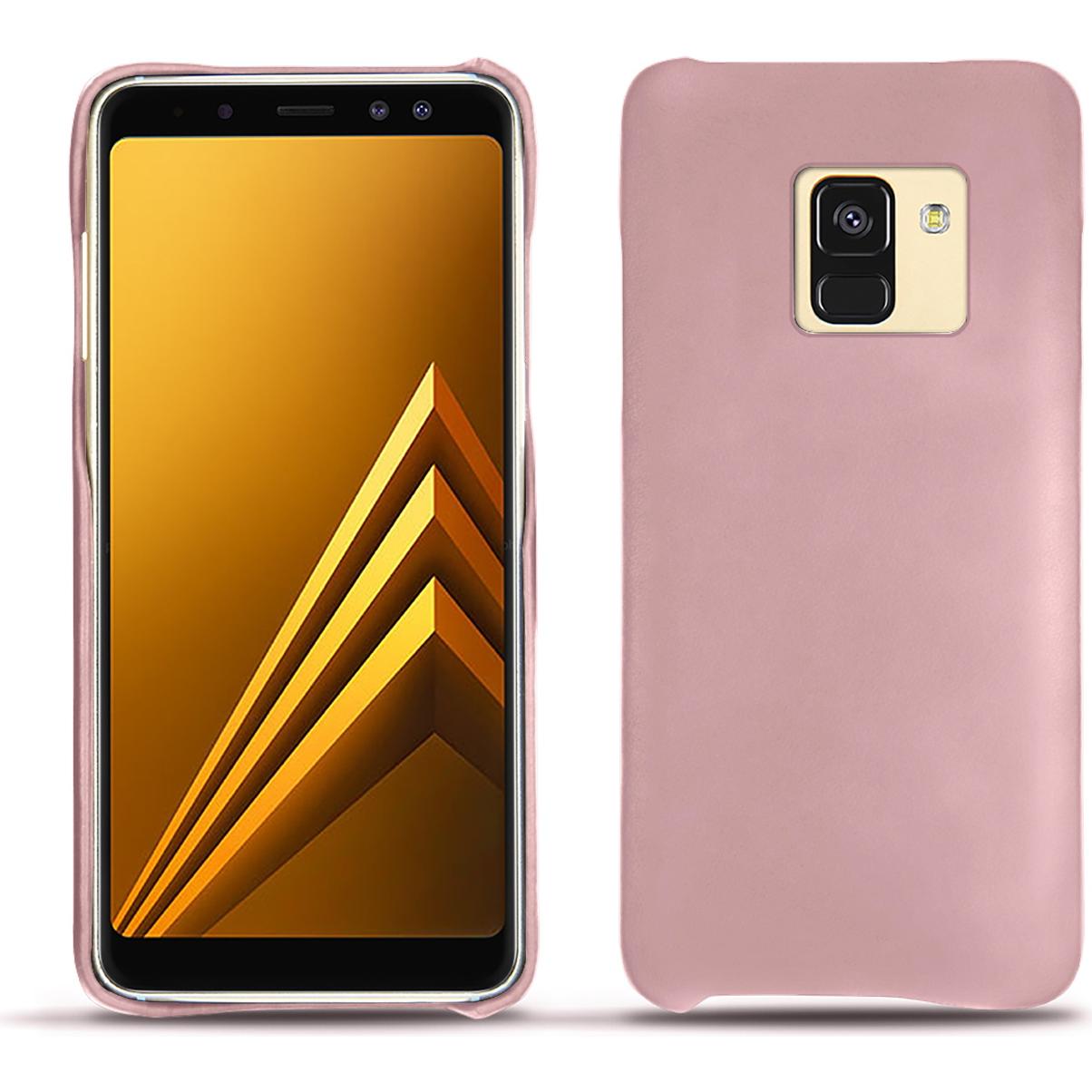 Thumbnail - Noreve Lederschutzhülle (Samsung Galaxy A8 (2018)), Smartphone Hülle, Rosa