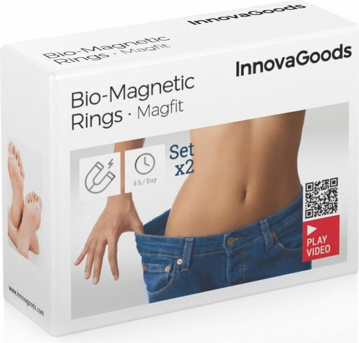 Actual product image InnovaGoods Magnetic rings for slimming Magfit pack of 2 units (Body cream)