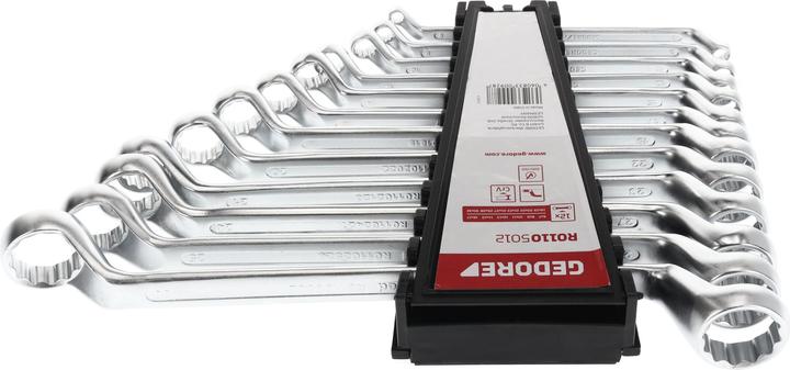 Actual product image Gedore Red red Double ended ring spanner set, 12 pieces, SW 6-32, chrome vanadium steel, silver (10 mm, 11 mm, 12 mm, 13 mm, 14 mm, 15 mm, 16 mm, 17 mm, 18 mm, 19 mm, 20 mm, 21 mm, 22 mm, 23 mm, 24 mm, 25 mm, 26 mm, 27 mm, 28 mm, 29 mm, 30 mm, 31 mm, 32 mm, 6 mm, 7 mm, 8 mm, 9 mm)