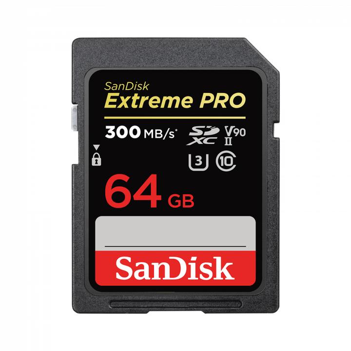 Actual product image SANDISK Extreme PRO UHS-I V30 (64 GB, SDXC, U3, UHS-I)