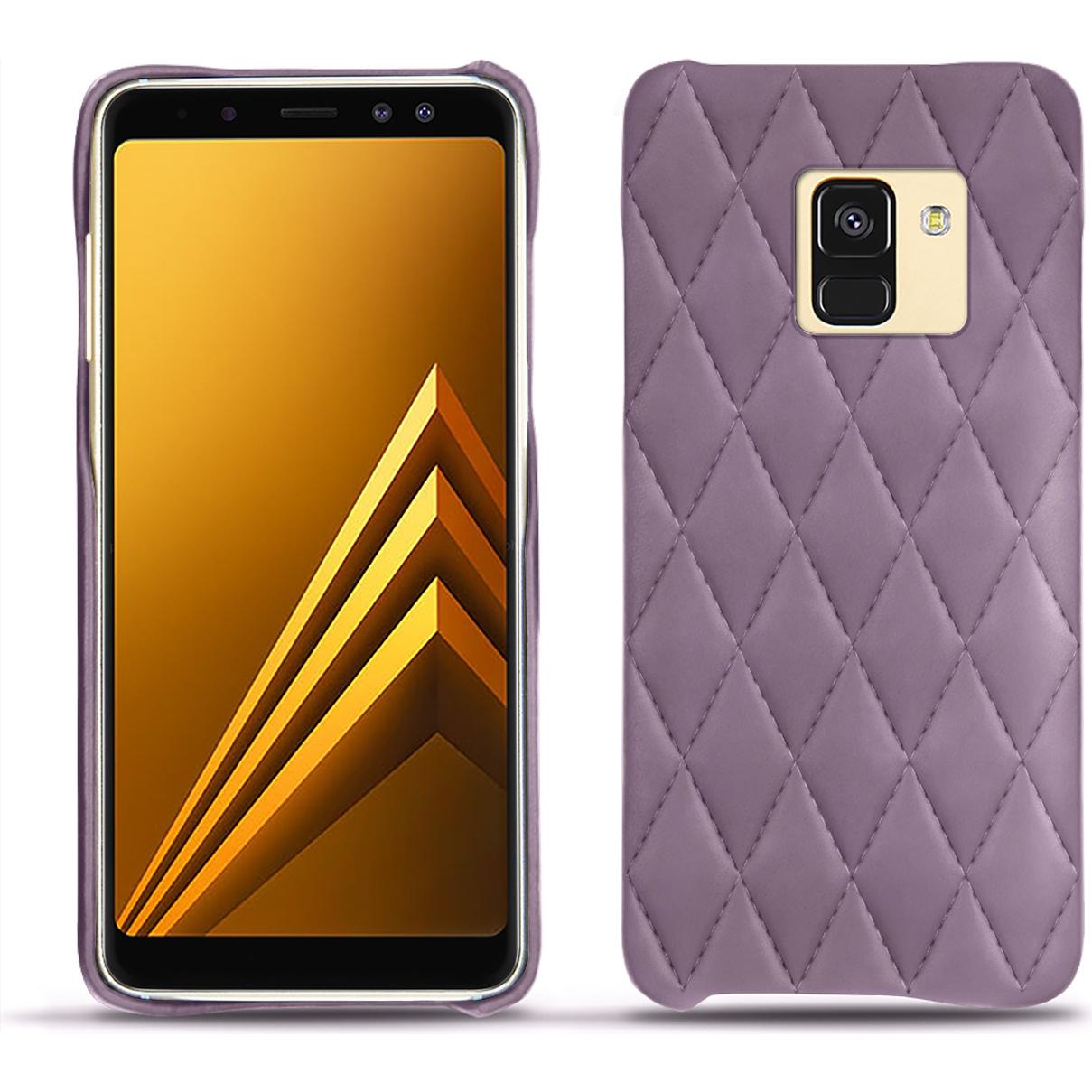 Noreve Lederschutzhülle (Samsung Galaxy A8 (2018)), Smartphone Hülle, Violett