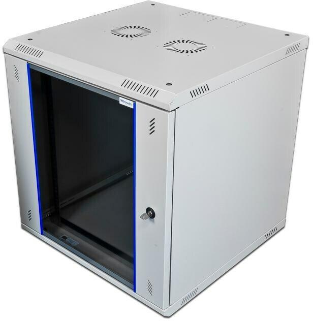 Image du produit Wirewin Armoire murale 600X600X12U Pro 2nd Gen FP 19 / 12UH / Gris clair (12 HE, Rack 19 pouces)