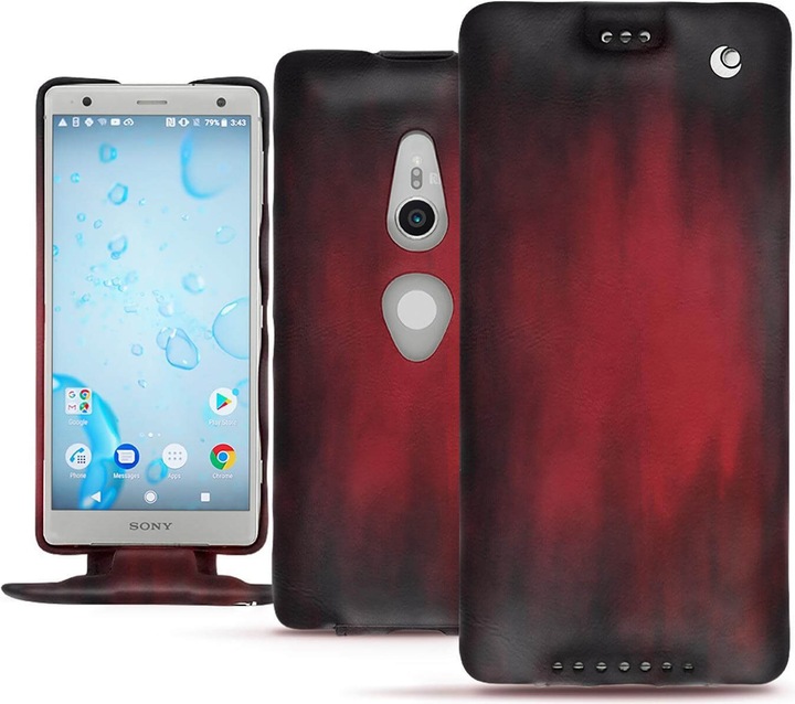 Actual product image Noreve Leather cover vertical (Sony Xperia XZ2)