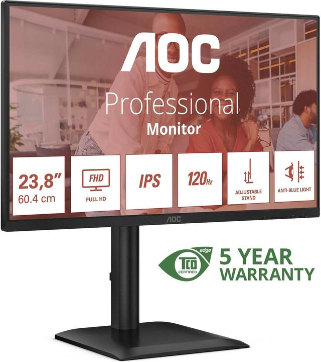 Actual product image AOC 24E4U (1920 x 1080 pixels, 24")