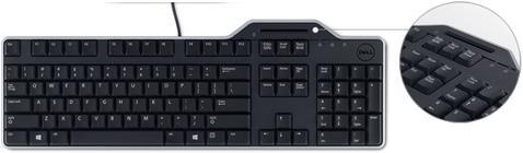 Actual product image Dell KB813 Smartcard Reader USB Keyboard (US, Cable)