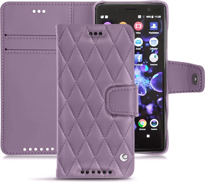 Noreve Lederschutzhülle Wallet (Sony Xperia XZ2 Compact)