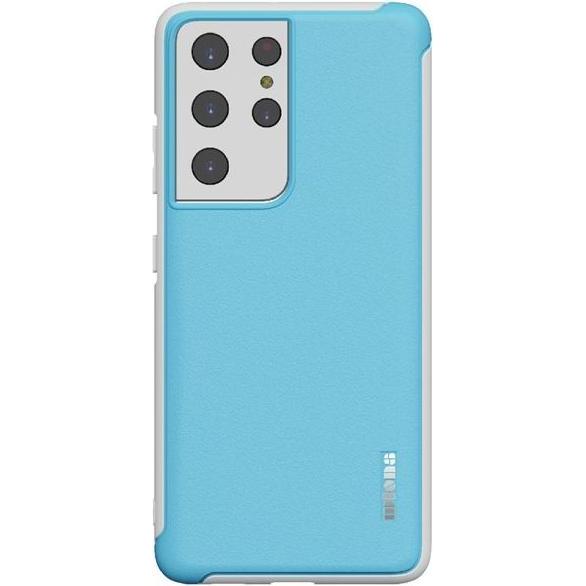 MU Style Macaron Series Plastik Hülle (Samsung Galaxy S21 Ultra), Smartphone Hülle, Blau