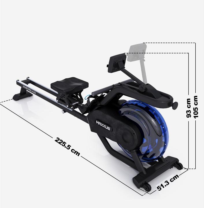 Image du produit Maxxus Rameur River AXR PRO