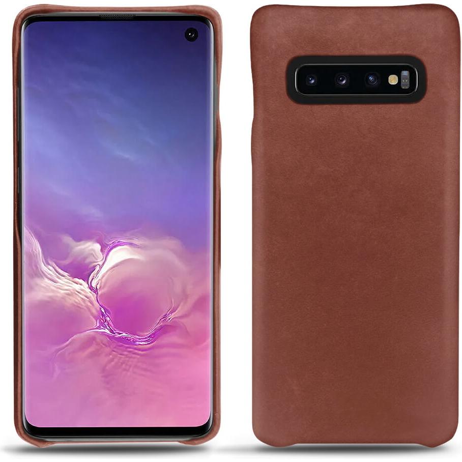 Noreve Lederschutzhülle (Samsung Galaxy S10), Smartphone Hülle, Rot