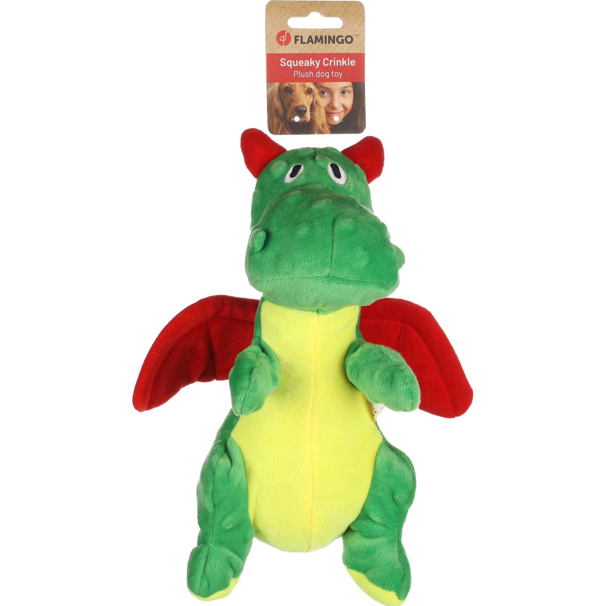 Thumbnail - Flamingo Riso Dragon (Plüschspielzeug), Hundespielzeug