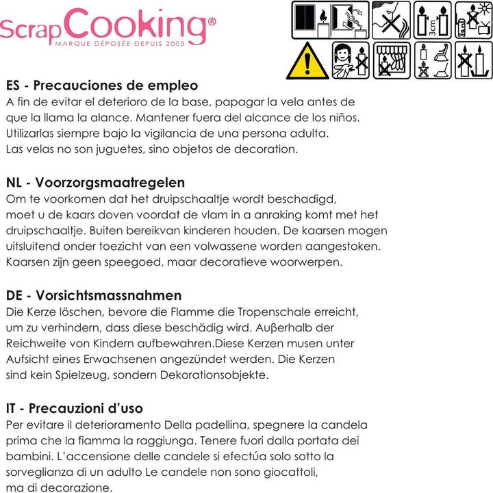 Actual product image ScrapCooking 1,2,3 Star (15 pcs.)