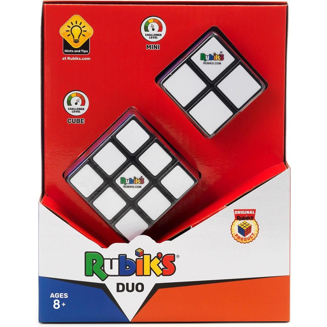 Thumbnail - Rubik's 6064009 SPIN MASTER - RUBIKS - Duo Pack 3x3 + 2x2 NEW 3-2022 (3 x 3, 2 x 2)
