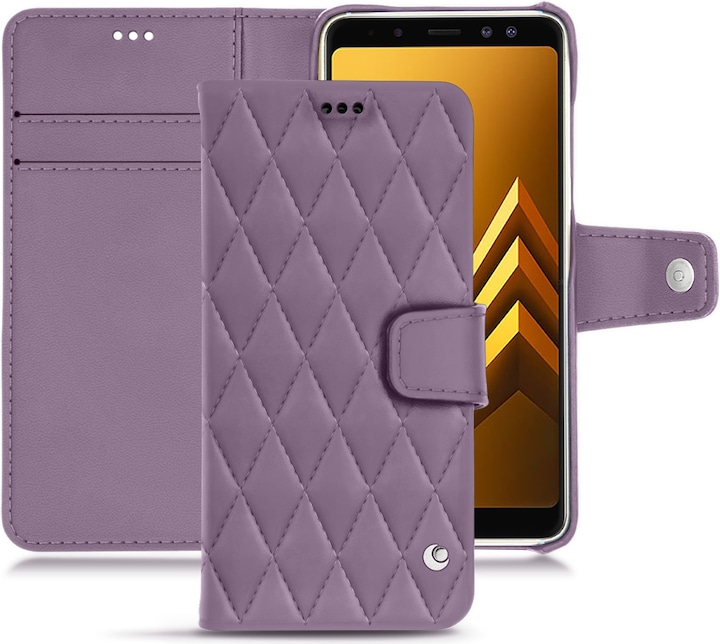 Noreve Lederschutzhülle Wallet (Samsung Galaxy A8+)