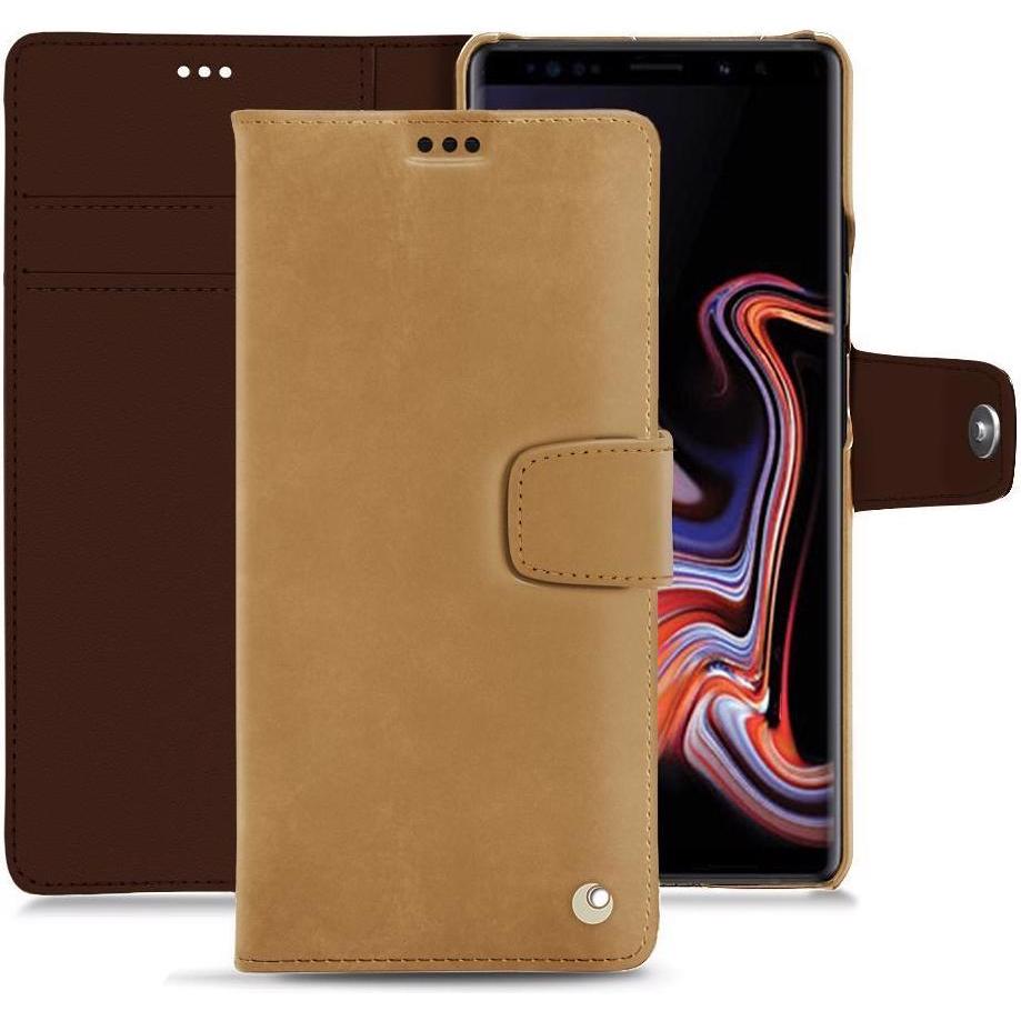 Thumbnail - Noreve Lederschutzhülle Wallet (Samsung Galaxy Note 9), Smartphone Hülle, Braun