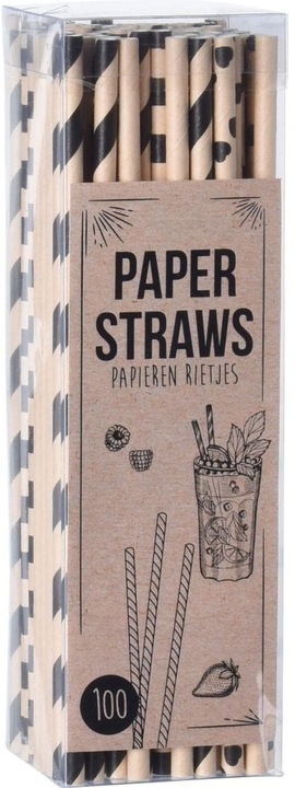 Actual product image Champ Drinking straws 100 pcs. (100 x)