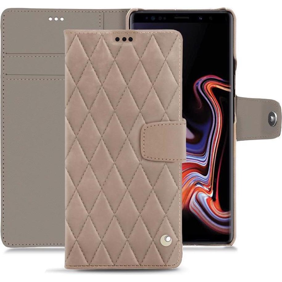 Thumbnail - Noreve Lederschutzhülle Wallet (Samsung Galaxy Note 9), Smartphone Hülle, Beige