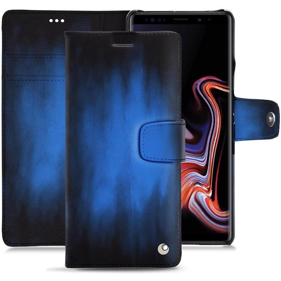 Thumbnail - Noreve Lederschutzhülle Wallet (Samsung Galaxy Note 9), Smartphone Hülle, Blau