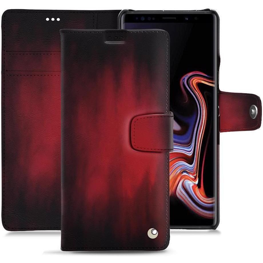 Thumbnail - Noreve Lederschutzhülle Wallet (Samsung Galaxy Note 9), Smartphone Hülle, Rot