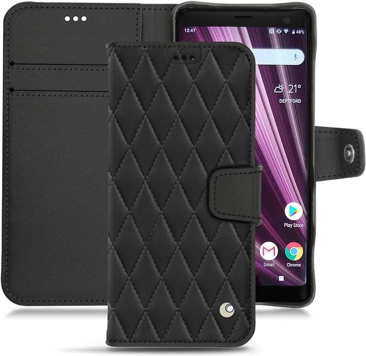 Noreve Lederschutzhülle Wallet (Sony Xperia XZ3)