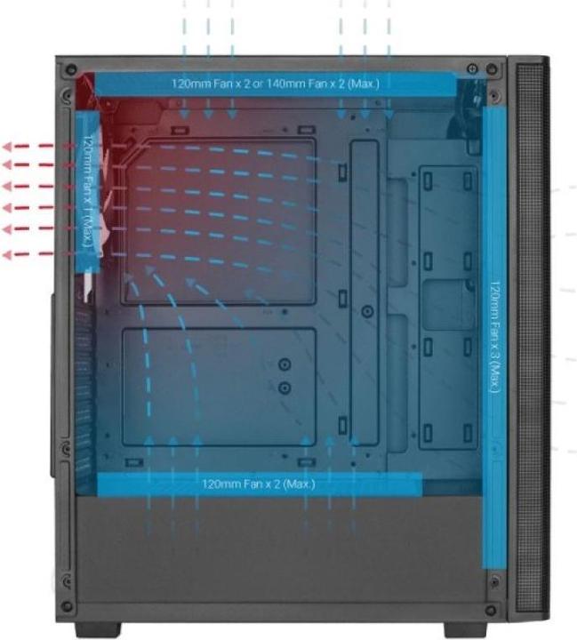 Produktbild AeroCool Designer-G-BK-v1 (ATX, mATX, Mini-ITX)
