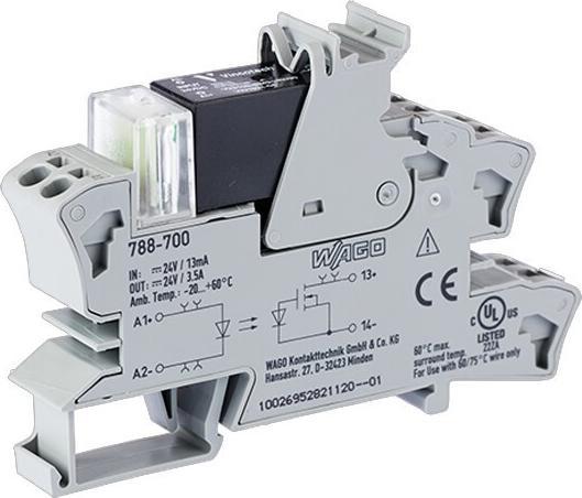 Actual product image Wago Contact technology SolidState relay module 788-700