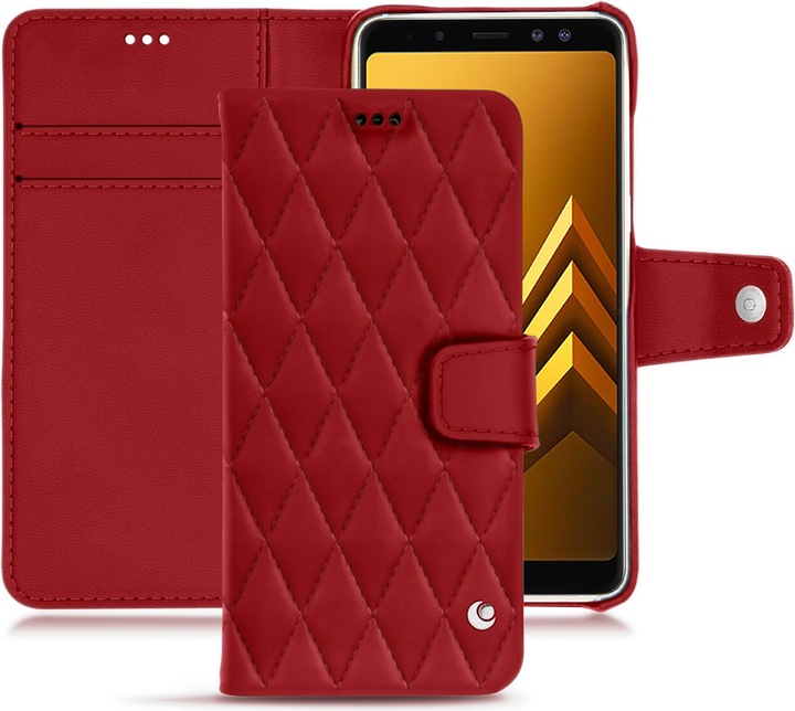Noreve Lederschutzhülle Wallet (Samsung Galaxy A8 (2018))