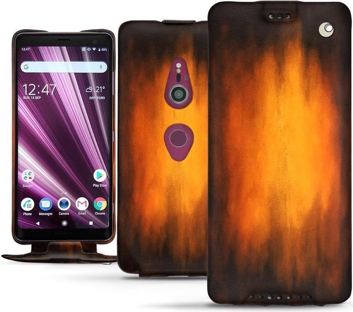Actual product image Noreve Leather cover vertical (Sony Xperia XZ3)