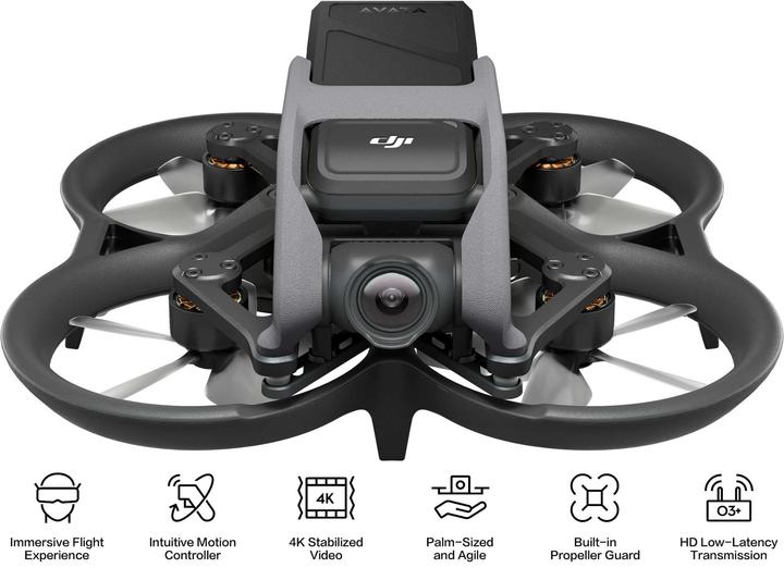 Produktbild DJI Avata Pro-View Combo (18 min, 410 g, 48 Mpx)