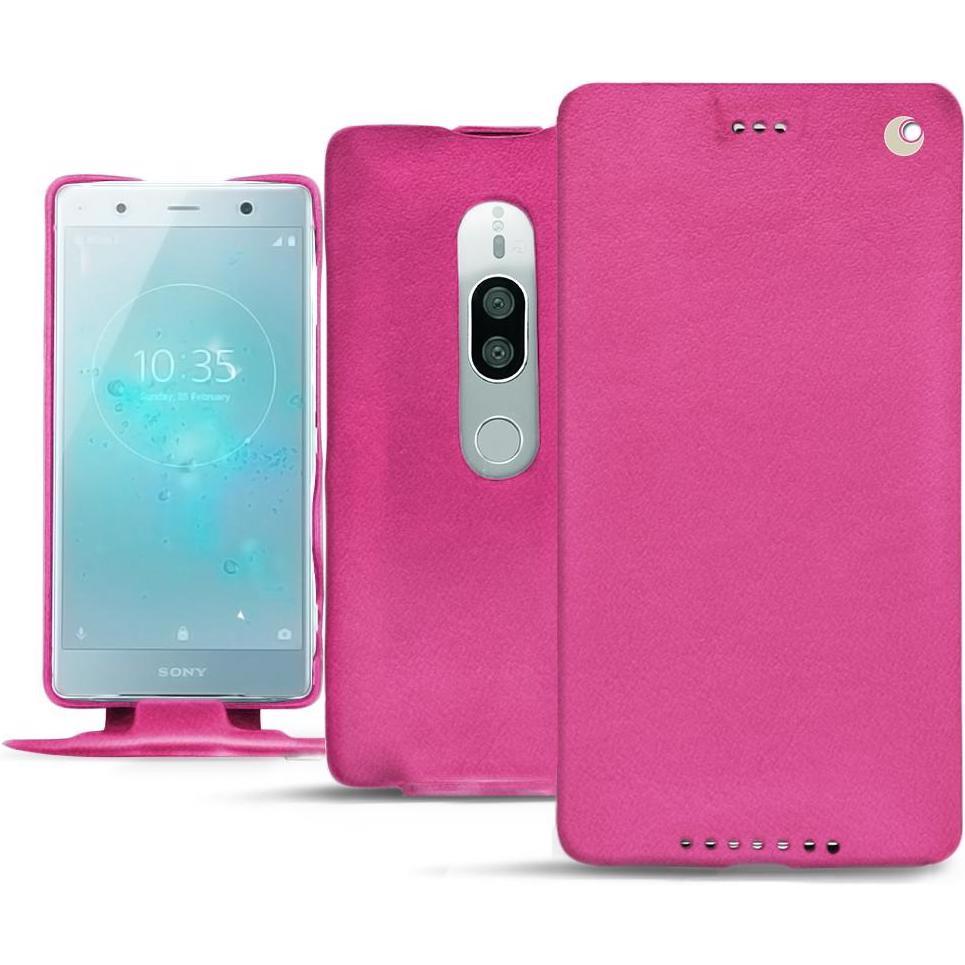 Thumbnail - Noreve Lederschutzhülle vertikal (Sony Xperia XZ2 Premium), Smartphone Hülle, Rosa
