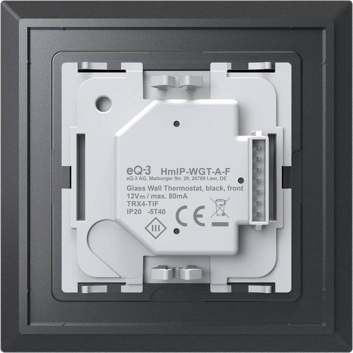 Immagine prodotto EQ-3 Wandthermostat IP Funk Glas-Wandthermostat mit CO2-Sensor