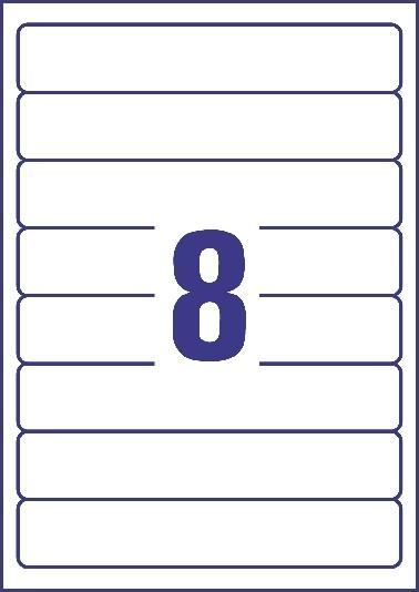 Actual product image Avery Folder labels
