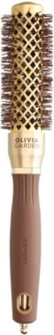 Produktbild Olivia Garden Expert Blowout Shine Wavy Bristles Gold & Brown 25 mm