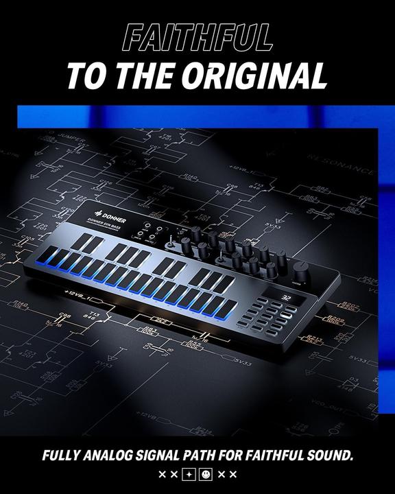 Produktbild Donner Sintetizzatore e Sequencer per Basso Analogico Essential B1