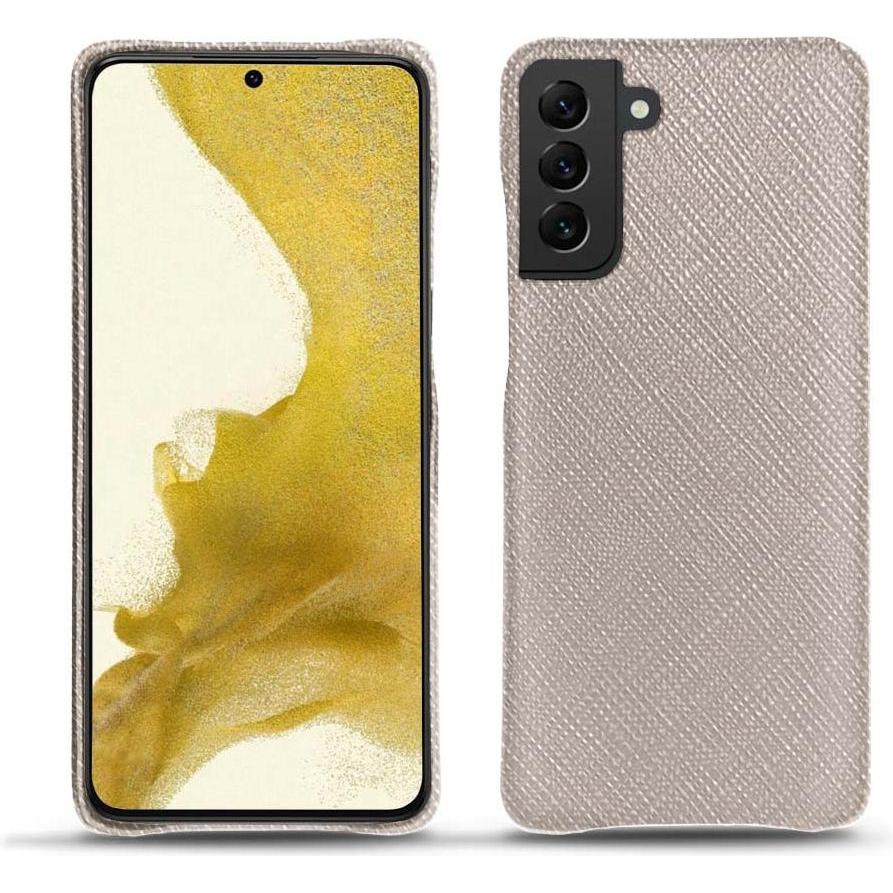 Noreve Lederschutzhülle (Samsung Galaxy S22), Smartphone Hülle, Beige