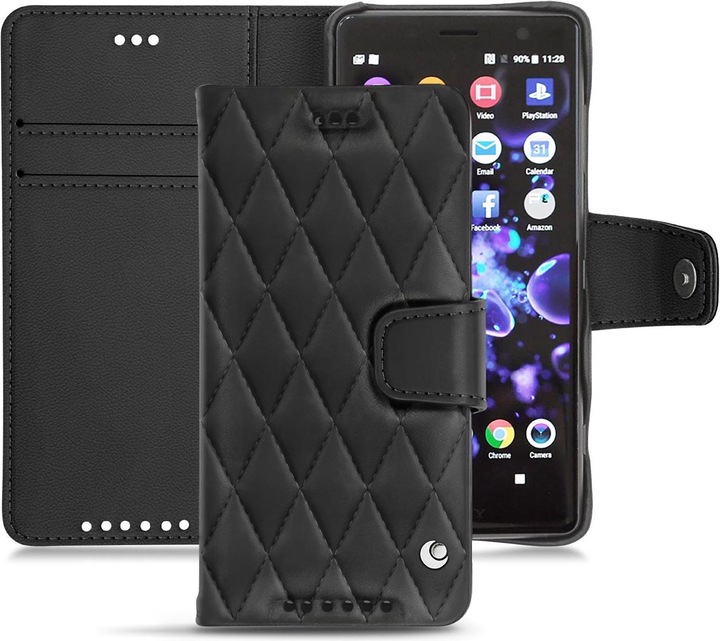 Noreve Lederschutzhülle Wallet (Sony Xperia XZ2 Compact)