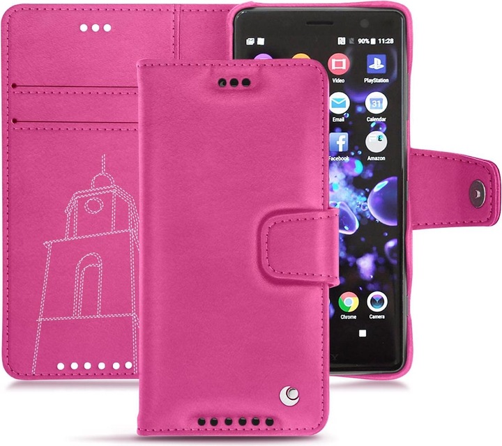 Noreve Lederschutzhülle Wallet (Sony Xperia XZ2 Compact)