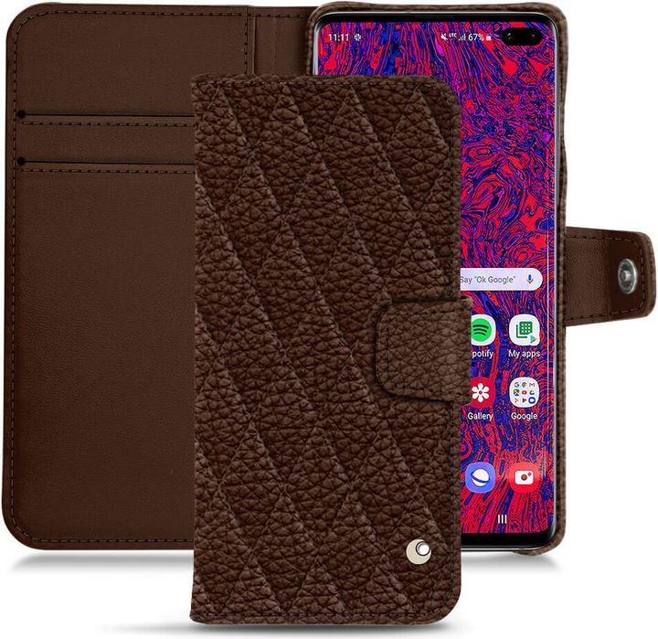 Actual product image Noreve Leather case wallet (Samsung Galaxy S10+)