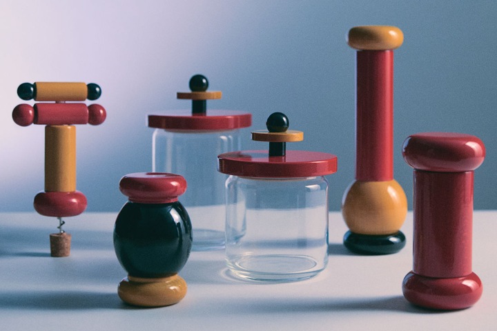 Actual product image Alessi Salt/pepper mill VALUES COLLECTION red (Various spices)